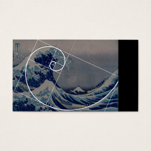 Hokusai encontra Fibonacci, relação dourada