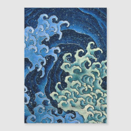Hokusai Feminine Wave Vintage Ocean