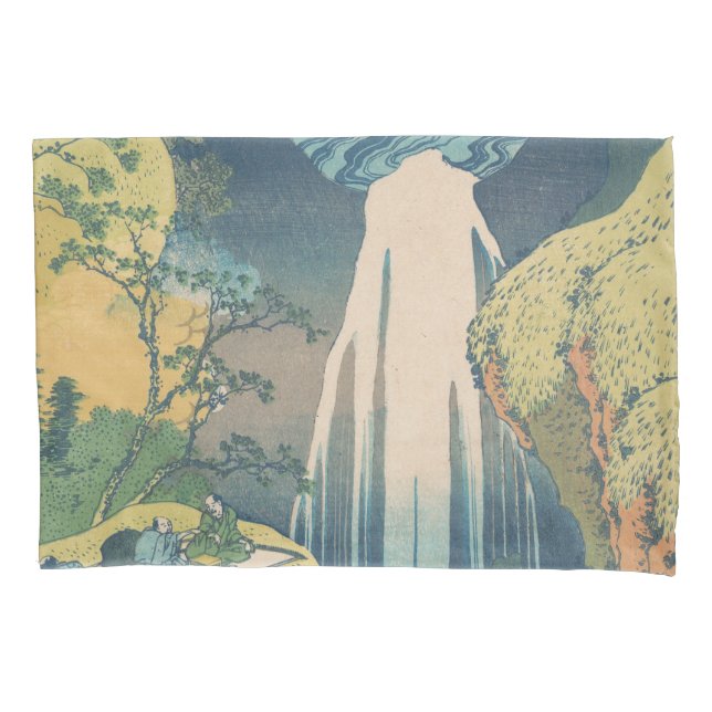 Hokusai Quedas Amida Japão Cachoeira  (Frente)