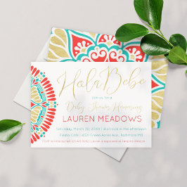 Hola Baby Fiesta Chá de fraldas Convite