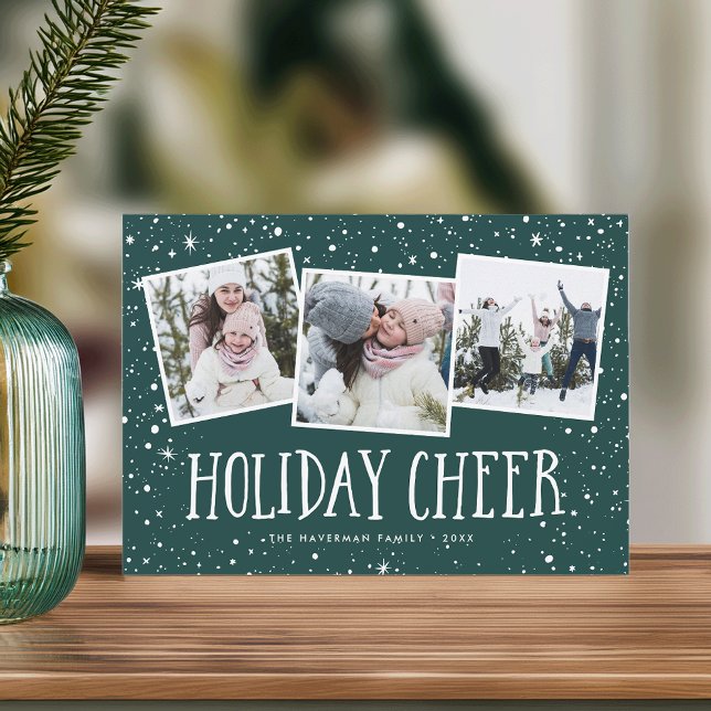 Holiday Cheer | 3 Cartão de Feriado de Colagem de  (Criador carregado)