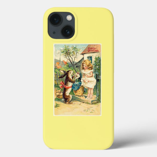 Holiday Girl & Bunny Vintage Páscoa (Verso)