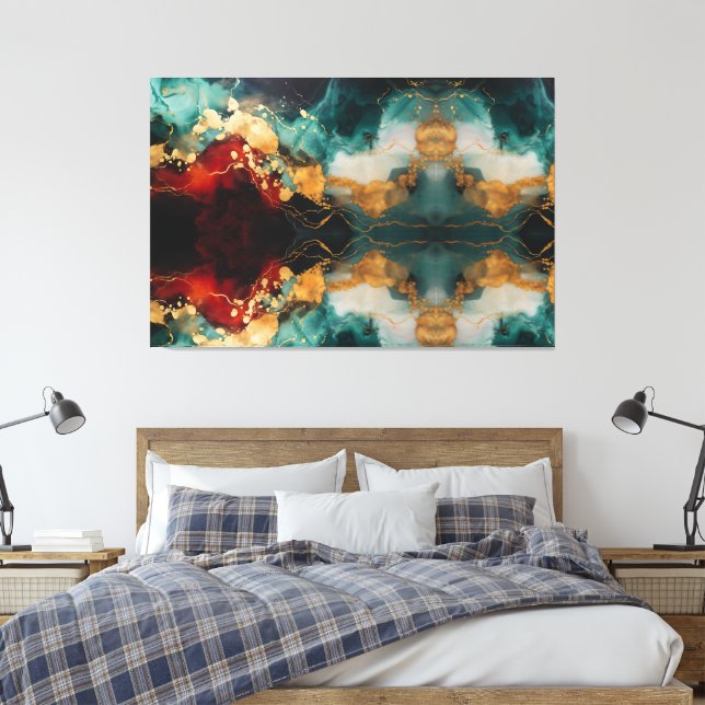 Holiday Glow Wrapped Canvas Premium Elegance  (Insitu(Quarto))
