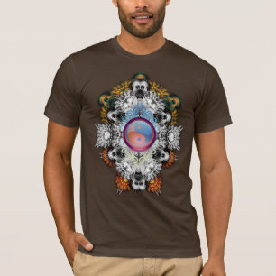 Holística Yin Yang - Camisa de Arte Fractal