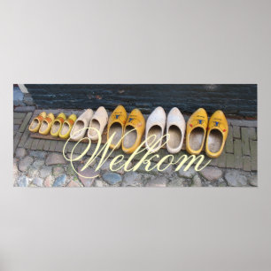 Holland Clogs Dutch Wooden Shoes Poster