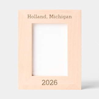 Holland Michigan - Quadro Gravado a Laser