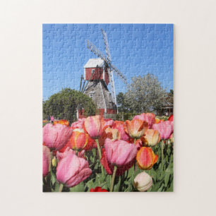 Holland, quebra-cabeça de tulipa de Michigan