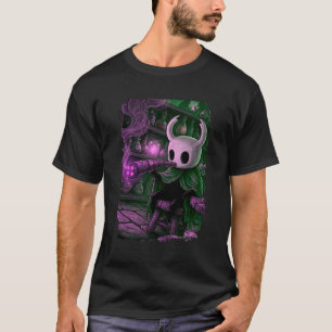 Hollow Knight Ghost 54 Camiseta Básica Escura