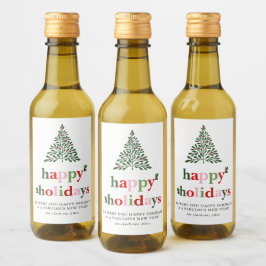 Holly Feliz e Bright Holiday Card