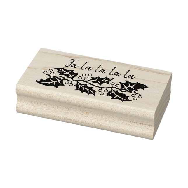 Holly Garland - Carimbo de Arte de Natal (Carimbo)