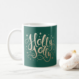 Holly Jolly Caneca de Café de Férias