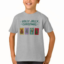 Holly Jolly Holiday Natal Kids Camisa