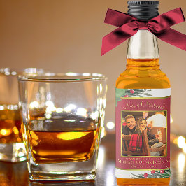 Holly & Pine Feliz Natal Dourado Foto Mini