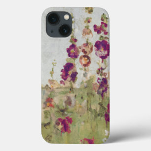 Hollyhocks pelo mar