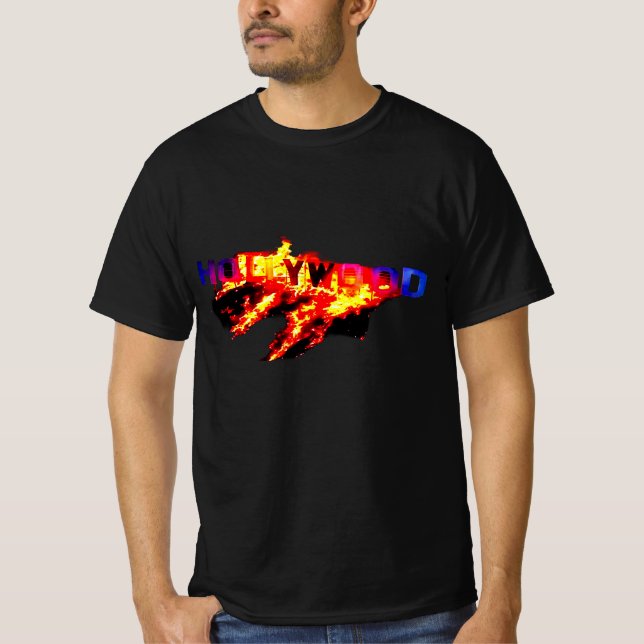 Hollywood Chama Camisa Valor de T-Shirt (Frente)