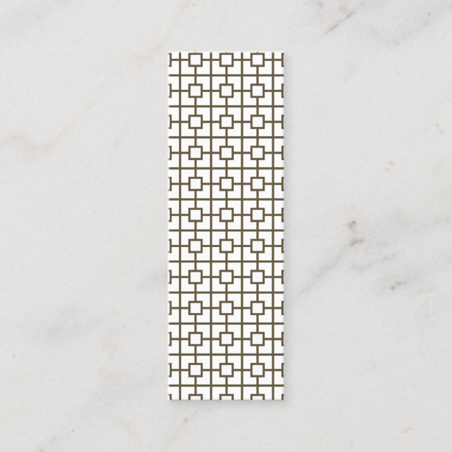 HOLLYWOOD GLAM - Cartão de visita (Frente)