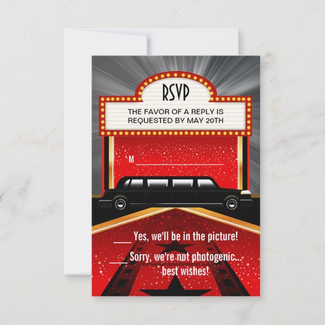 Hollywood Red Carpet RSVP (Frente)