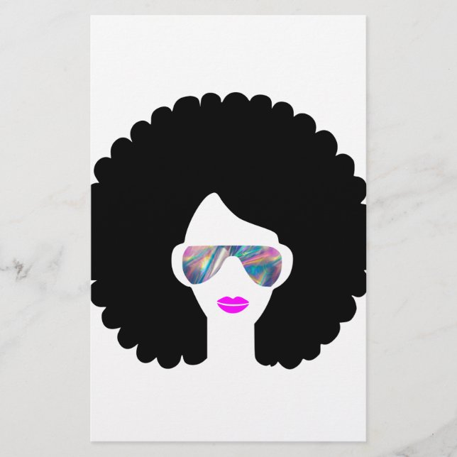 holograma afro (Frente)