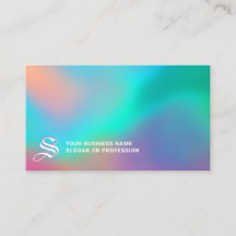 Holographic Wonderland | Cartão de visita de monog