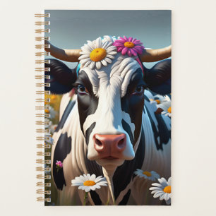 Holstein em um Planejador de Campo de Margarida