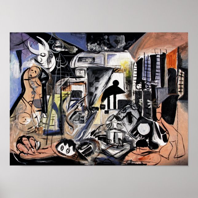 Homage Cubism POSTER / DESIGN por VinnyFish (Frente)