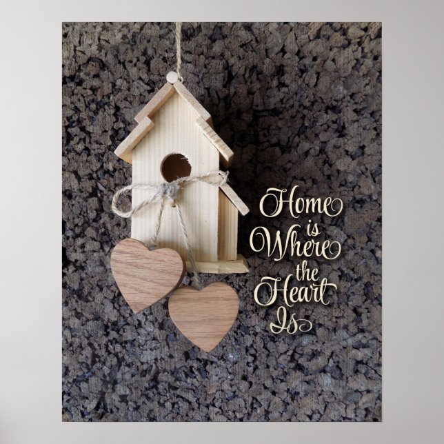 "Home Is where the Heart Is" poster (Frente)