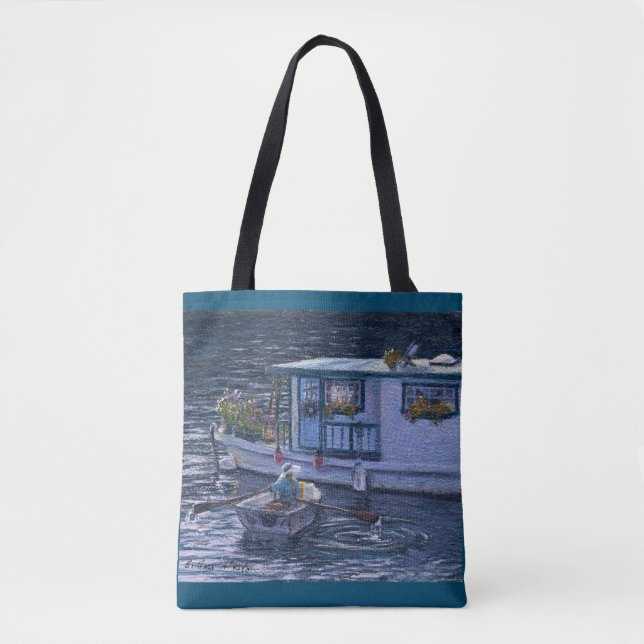 "Home on Water" Tote Bag (Frente)