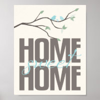 Home Sweet Home Art Impressão