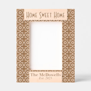 Home Sweet Home Modern Laser incluído quadro de im