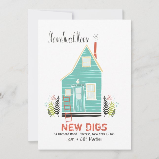 Home Sweet Home Novo Anúncio de Endereço (Frente)