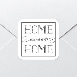 Home Sweet Home White | Autocolantes de artigos de