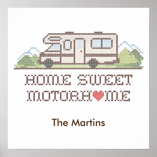 Home Sweet Motor Home Poster (Frente)