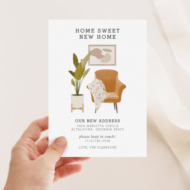 Home Sweet Novo Convite para Movimentação em Casa (Criador carregado)