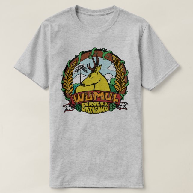 Homebrew Wumul (Chile) t-shirt (Frente do Design)