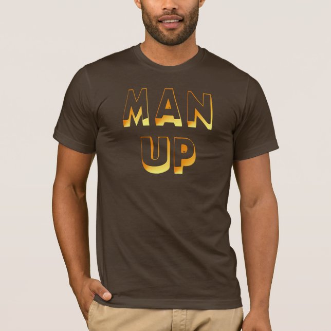 Homem acima do t-shirt (Frente)
