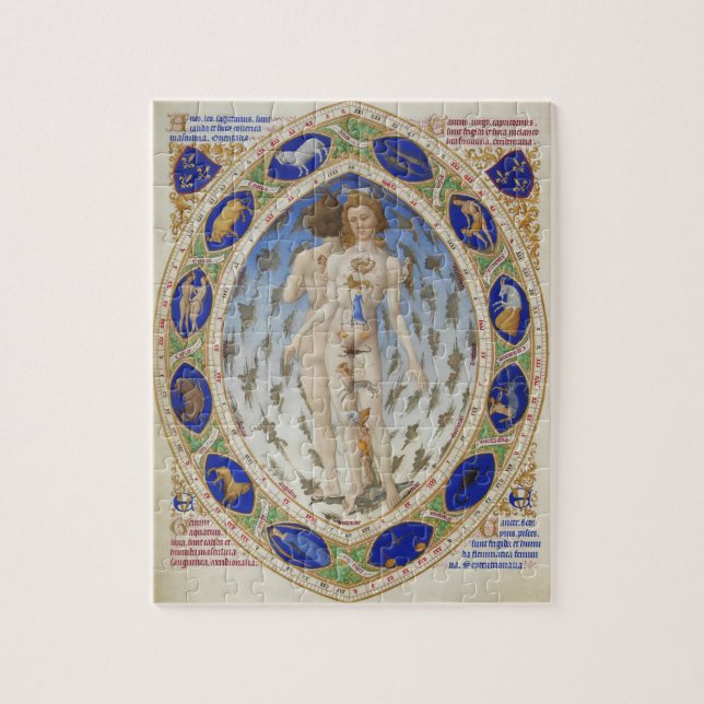 Homem anatômico - quebra-cabeça (Vertical)