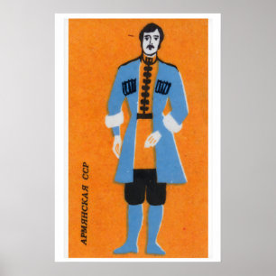 Homem Armênio - Impressão Caixa de Fósforos - Arte