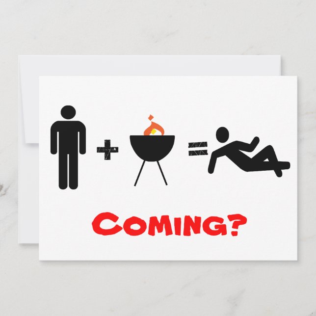 homem + churrasco = Relaxando, Vem? (Frente)