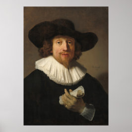 Homem com Folha de Música, Poster Rembrandt de Bel