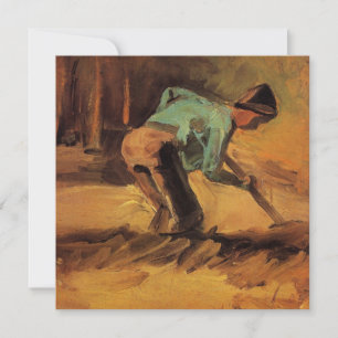 Homem Curvado com Bastão, Pá de Vincent van Gogh