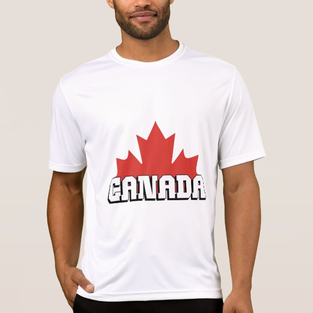 Homem da camisa de Canadá T (Frente)