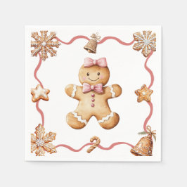 Homem de Biscoito | Guardanapos de Natal