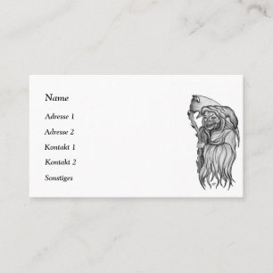 Homem de Ciro - A Morte, Cartão de visita de Ceifa