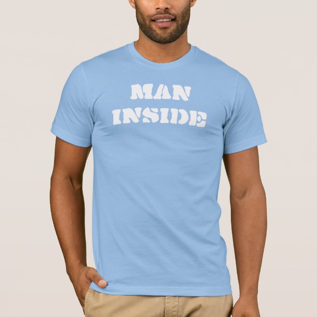Homem dentro da camiseta (Frente)