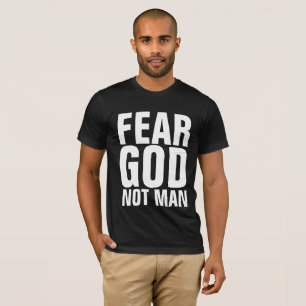 HOMEM do DEUS do MEDO NÃO, t-shirt cristãos