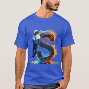 Homem estilo rua T-Shirt