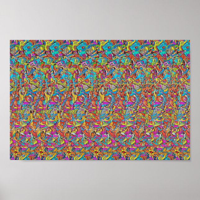 Homem no trabalho - impressão 3D oculto (Frente)