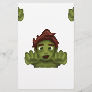 homem zombie emoji