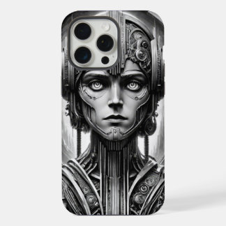 Homenagem a Lang Metropolis. Mulher futurista retr