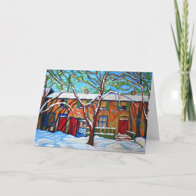 Homenagem ao cartão de Lawren Harris (Frente)